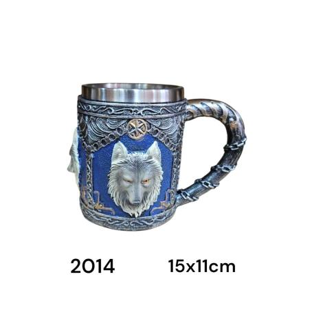 TAZA LOBO AZUL